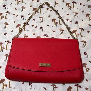 Kate Spade New York Red Crossbody and Shoulder Purse